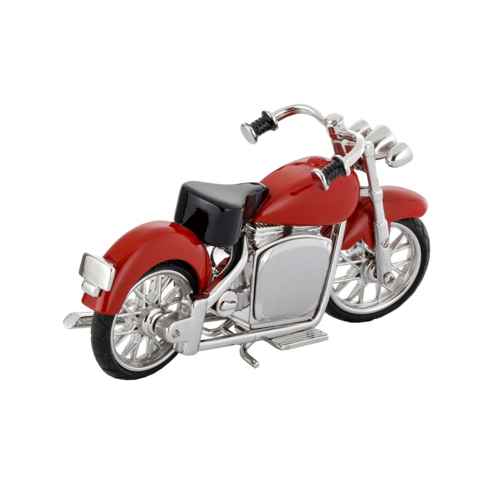Motocykl z zegarkiem figurka na biurko - Marco Polo - obrazek 2