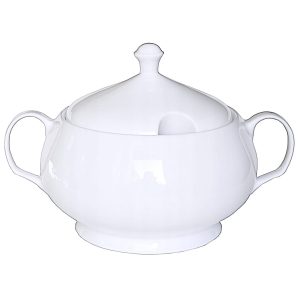 Waza porcelanowa biała 3l Bogucice - Krasatina