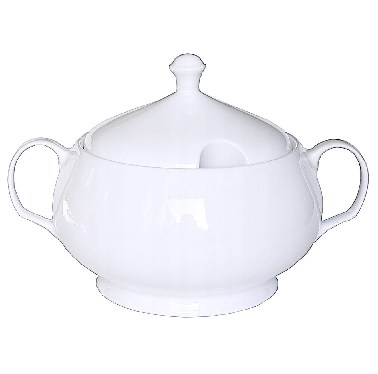 Waza porcelanowa biała 3l Bogucice - Krasatina