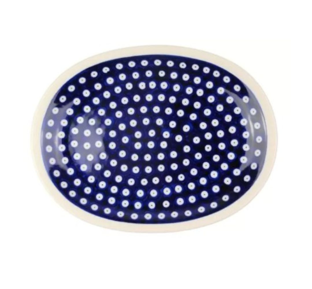 Półmisek owalny 29 cm dek. 42 - Bolesławiec