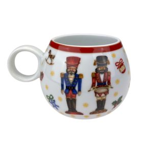 Kubek do czekolady 430ml Bogucice – Cicha Noc Czerwony