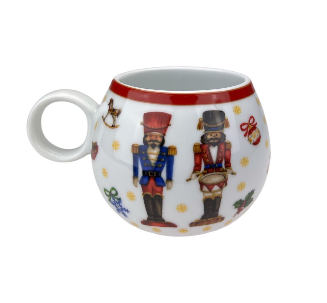 Kubek do czekolady 430ml Bogucice – Cicha Noc Czerwony