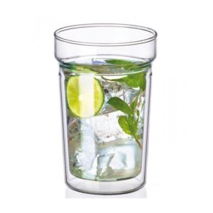 Komplet 2 szklanek żaroodpornych z podwójną ścianką 200 ml Simax - Dual