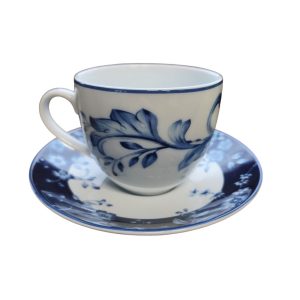 Filiżanka ze spodkiem 320 ml Bogucice - Evia Blue
