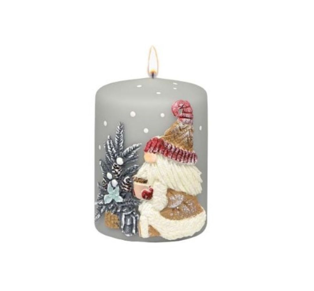Świeca pieńkowa elf popiel 10 cm - Adpal