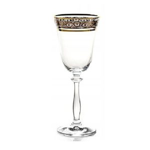 Kieliszki do likieru 60 ml złoto-platyna (6 szt.) Bohemia - Angela