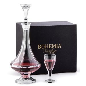 Komplet do likieru 7 elementów Bohemia - Prestige Queen