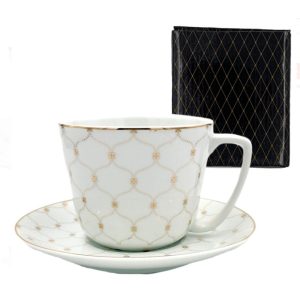 Filiżanka ze spodkiem 330 ml Bogucice - Gemis