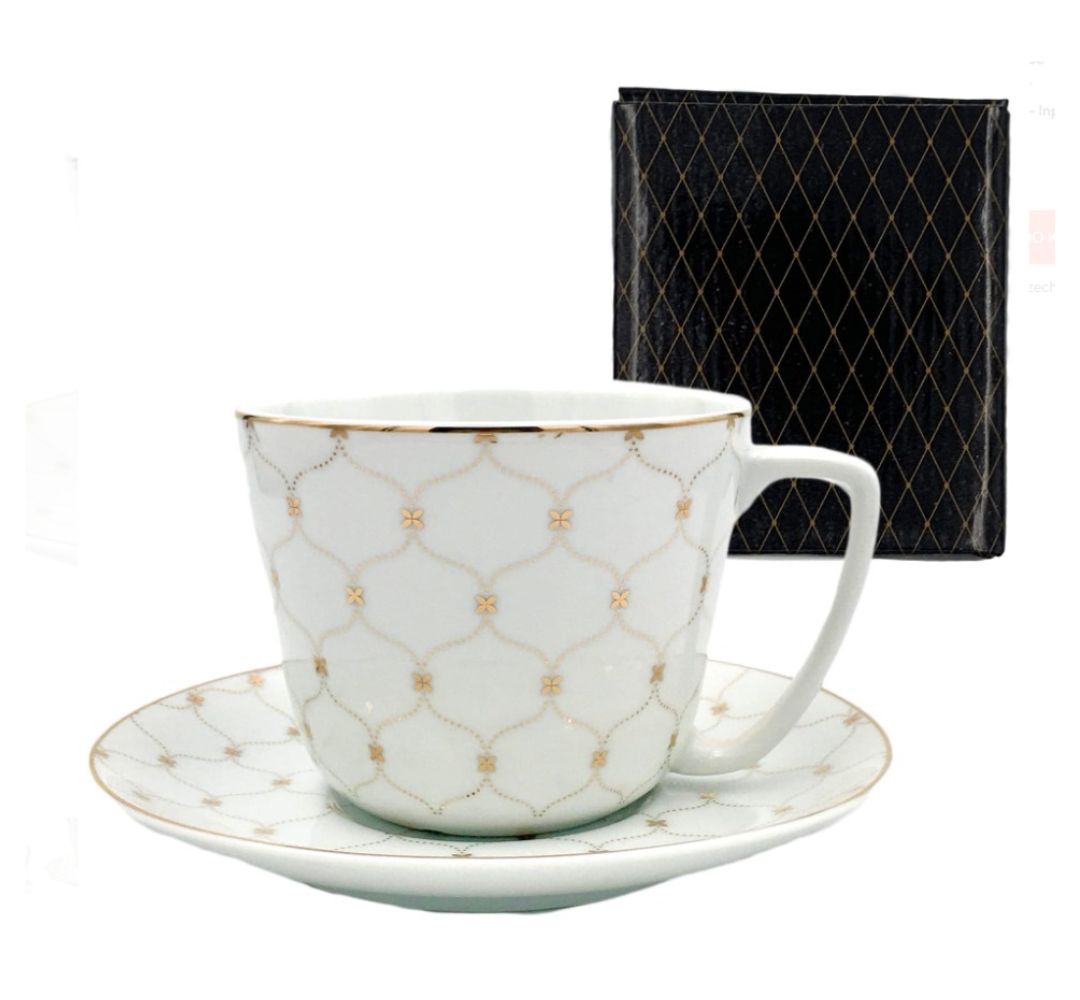 Filiżanka ze spodkiem 330 ml Bogucice - Gemis