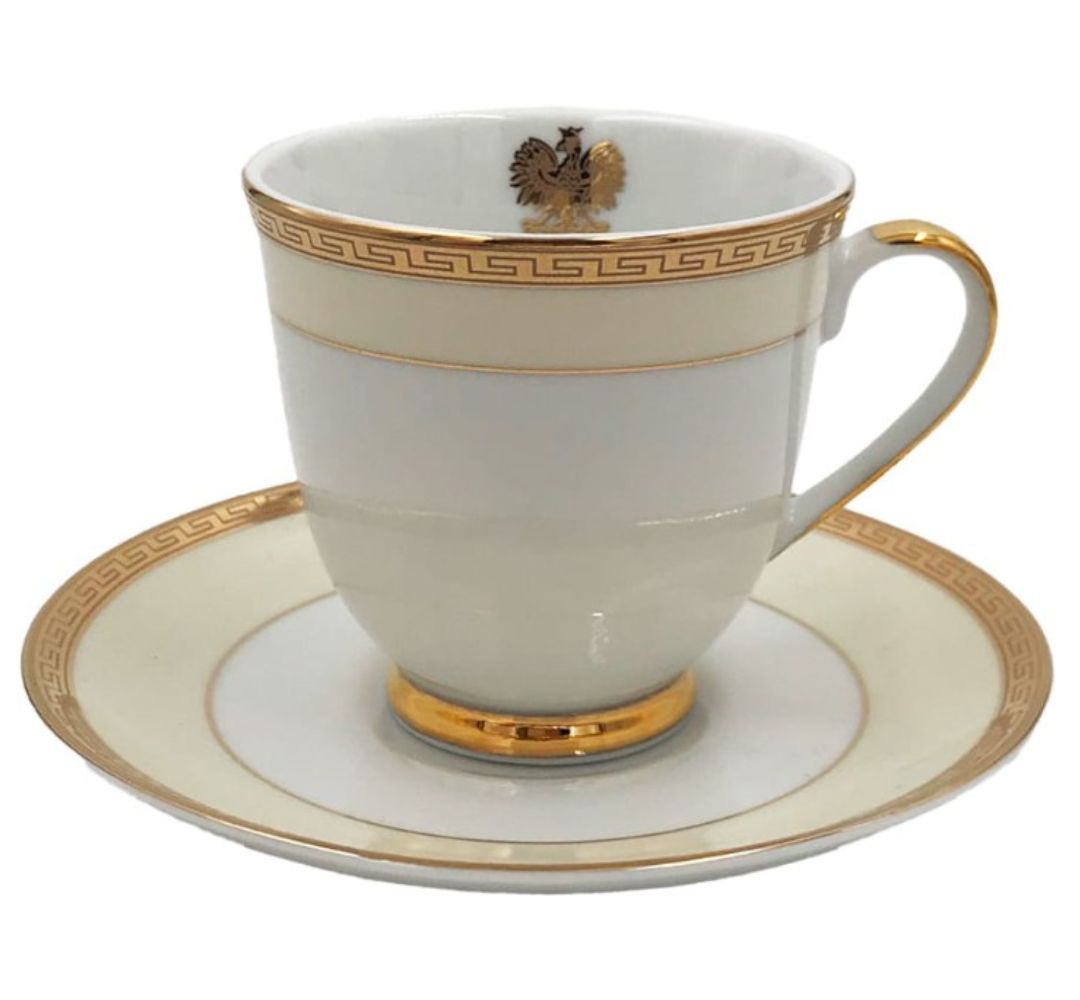 Filiżanka ze spodkiem 200 ml z orłem Bogucice - Domenico - obrazek 2