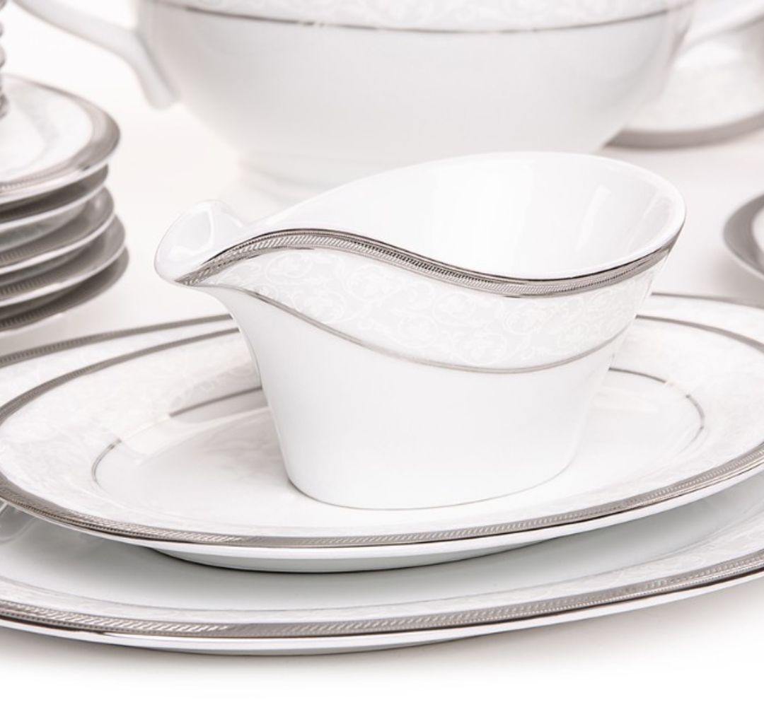 Serwis obiadowy na 6 osób (25 el.) Bogucice – Geos Platin - obrazek 3