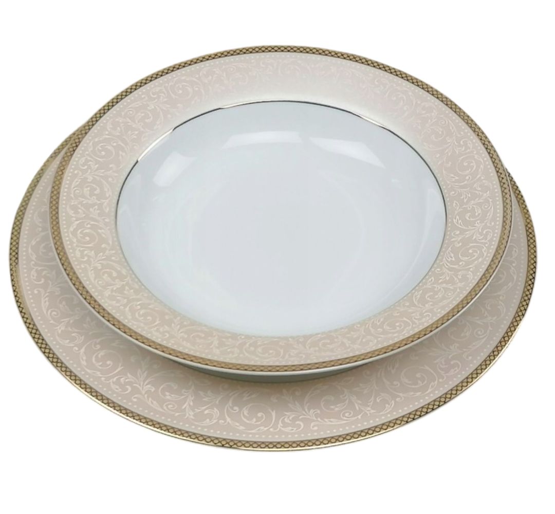 Komplet talerzy na 6 osób (18 el.) Bogucice - Martha Gold