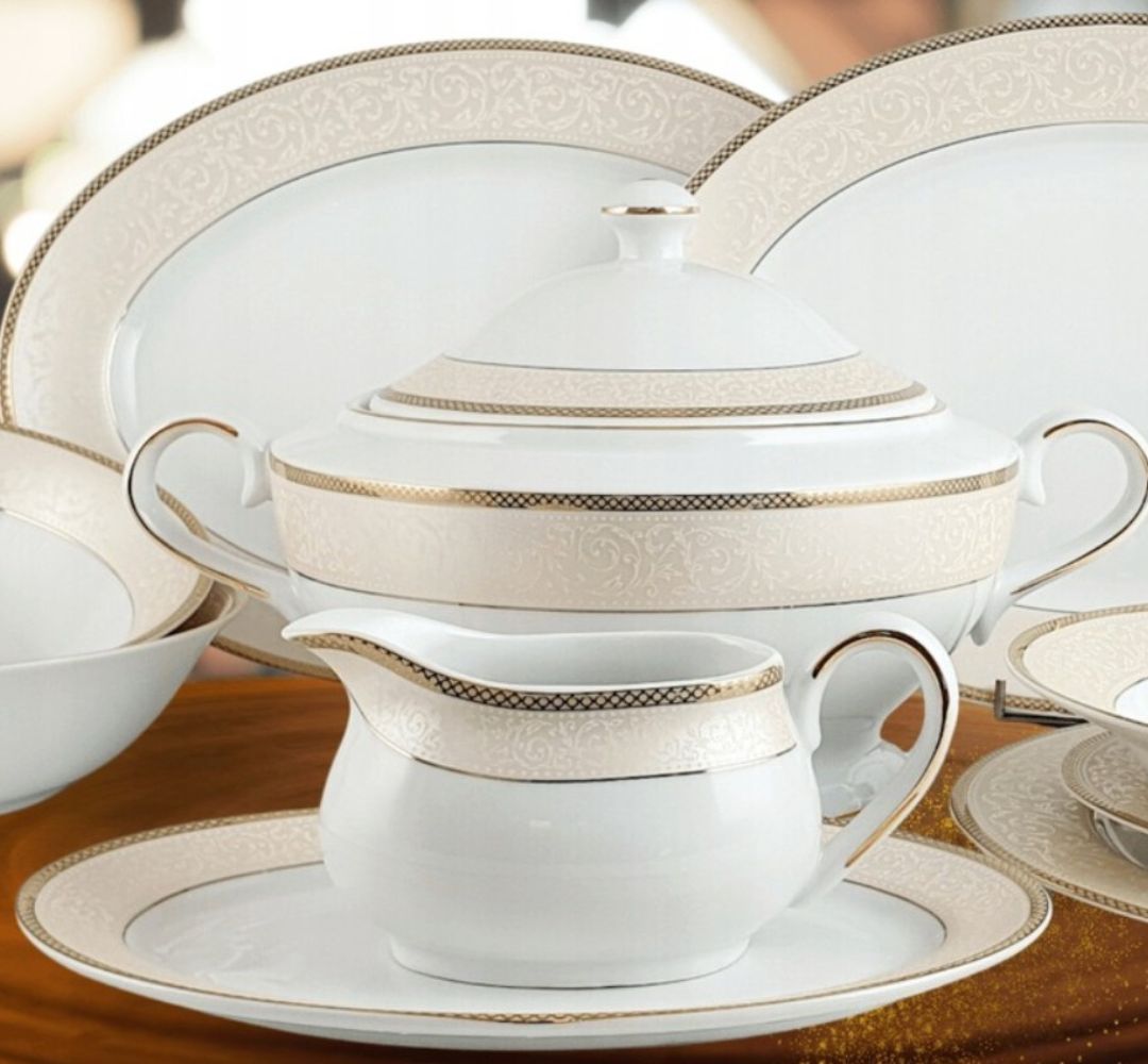 Serwis obiadowy na 6 osób (24 el.) Bogucice - Martha Gold