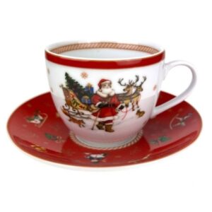 Filiżanka ze spodkiem cappuccino 320 ml Bogucice - Cicha noc