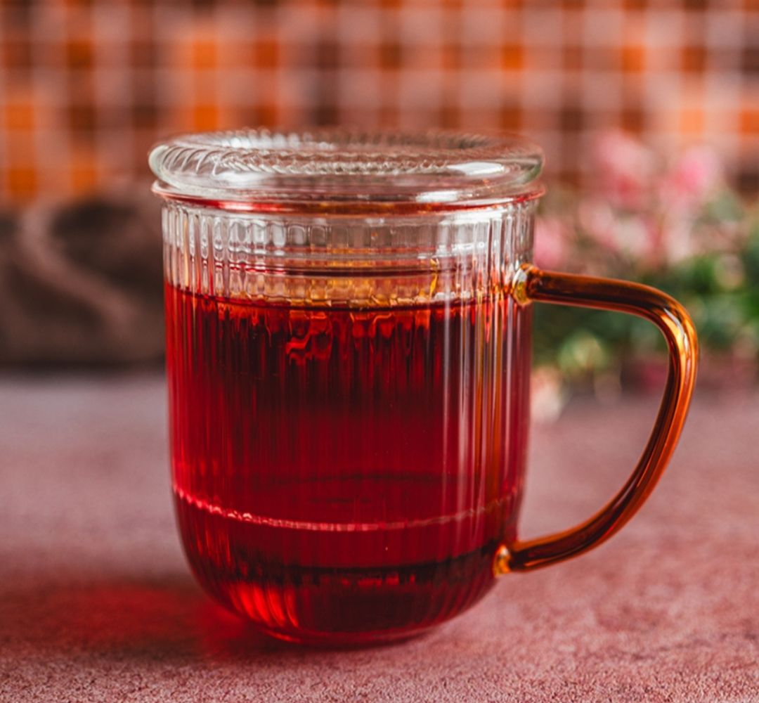 Szklanka z zaparzaczem i pokrywką 400 ml MPL – Justine - obrazek 3