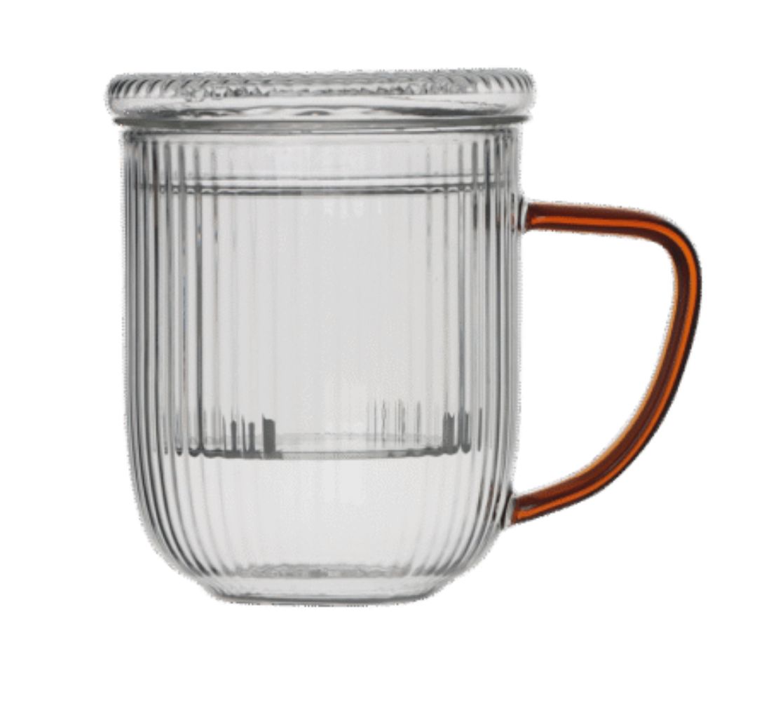 Szklanka z zaparzaczem i pokrywką 400 ml MPL – Justine