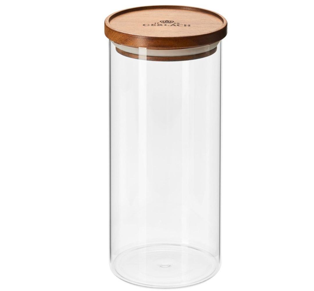 Pojemnik hermetyczny z akacjową pokrywką 1,25l Gerlach - Country