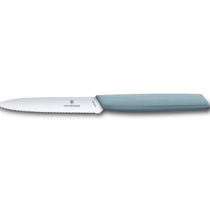 Nóż ząbkowany niebieski 10cm Victorinox - Swiss Modern