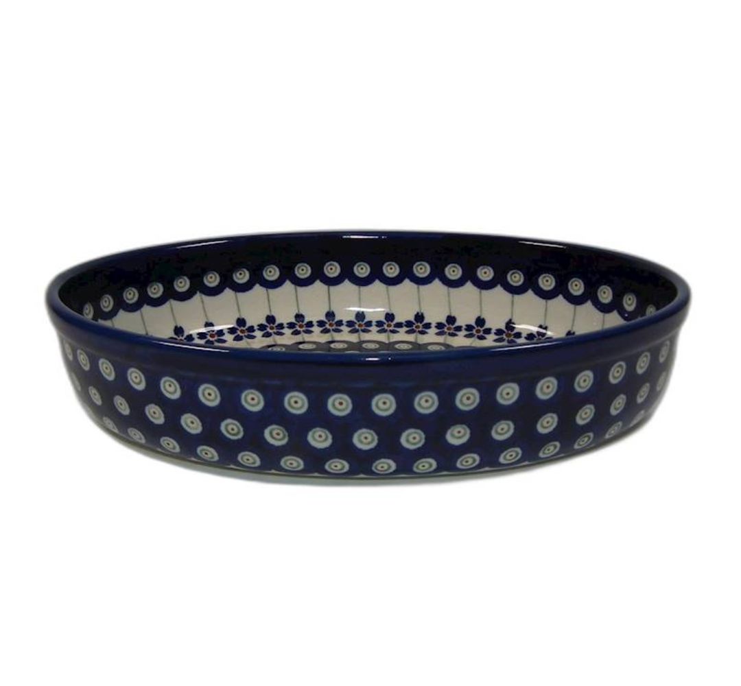 Półmisek 16x23 cm dek. 166a - Bolesławiec