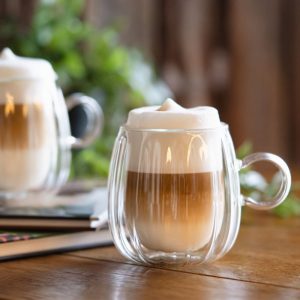 Komplet 2 szklanek żaroodpornych  250 ml Vialli Design - Tulip