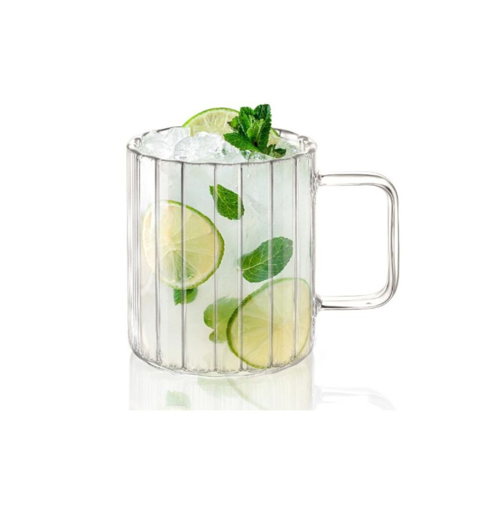 Kubek żaroodporny ryflowany 400 ml - Wilmax