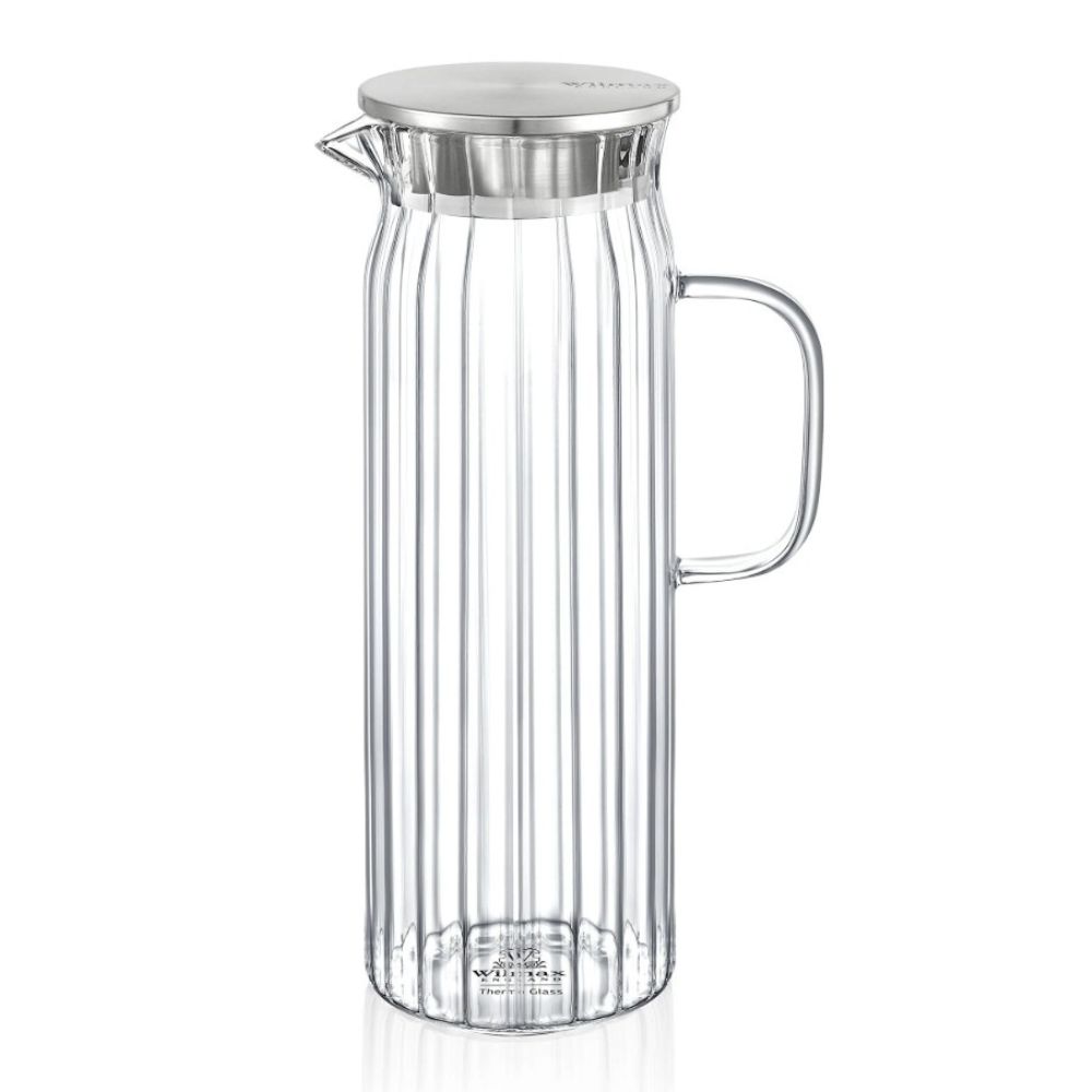 Dzbanek ryflowany z pokrywką 1,5L - Wilmax - obrazek 2