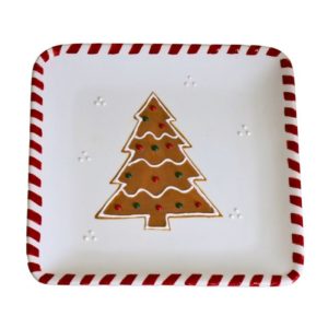 Talerz ceramiczny ręcznie malowany 22 cm - Ewax