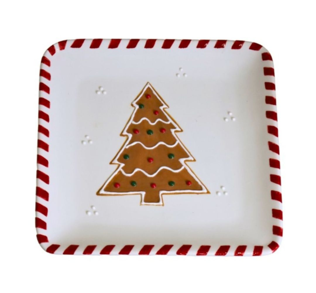 Talerz ceramiczny ręcznie malowany 22 cm - Ewax