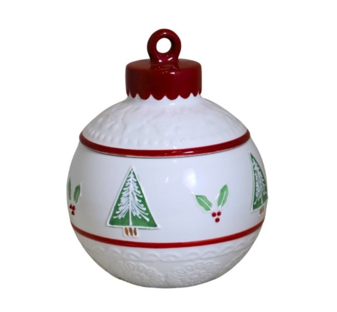 Pojemnik ceramiczny bombka 20 cm - Ewax