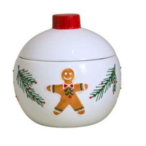 Pojemnik ceramiczny bombka 16x16x16 cm - Ewax