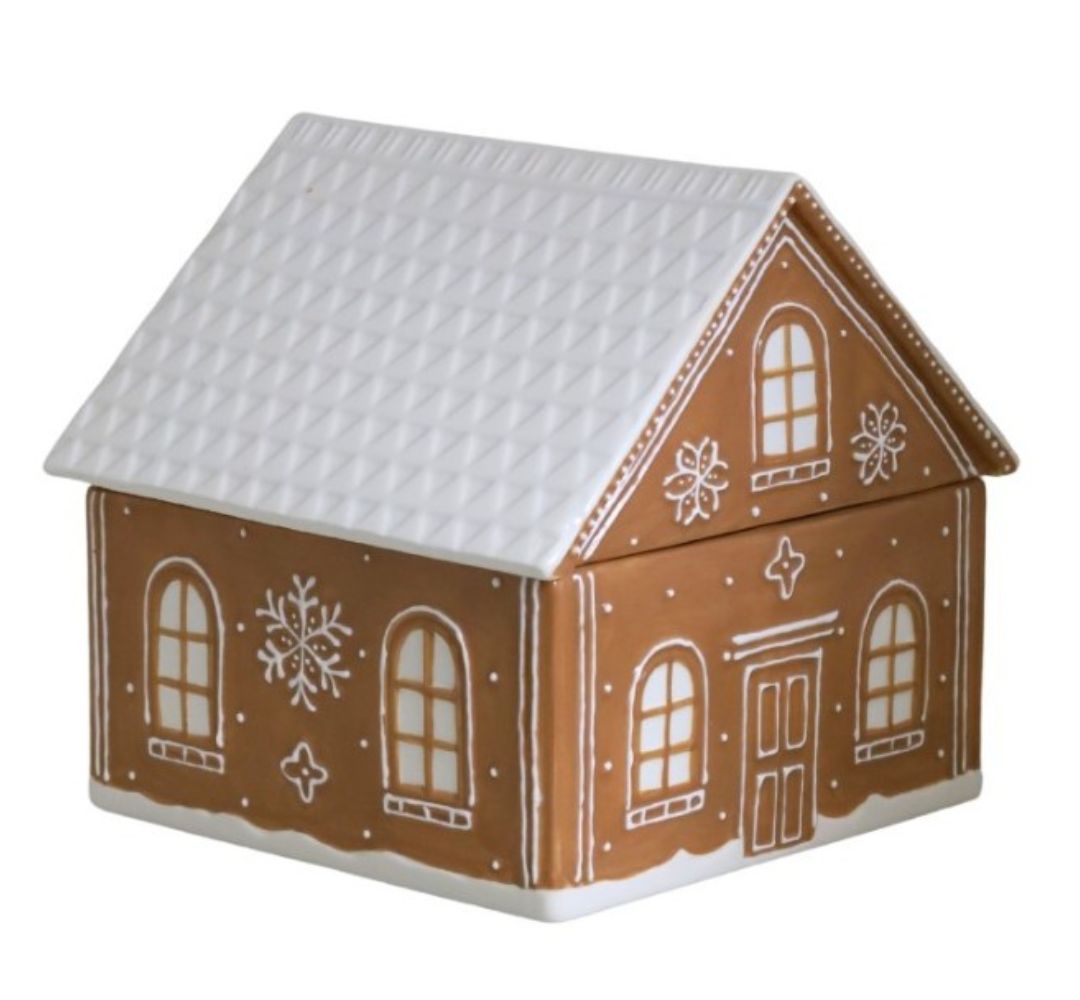 Pojemnik ceramiczny domek 21 cm - Ewax