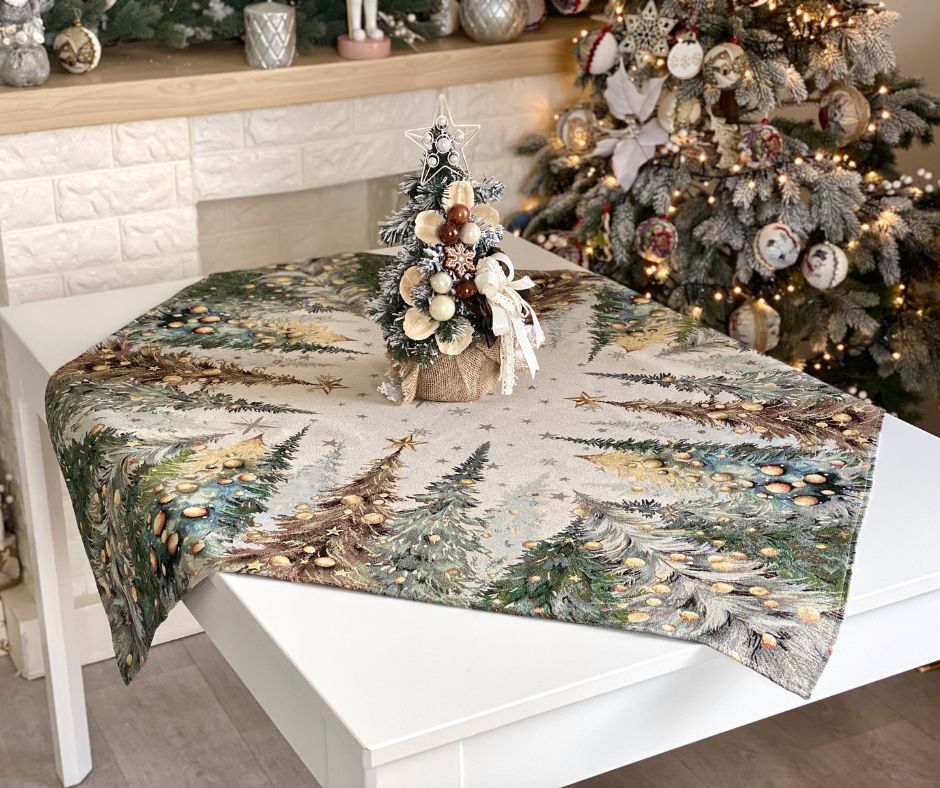 Obrus gobelinowy świąteczny 97x100 cm - Marco Polo