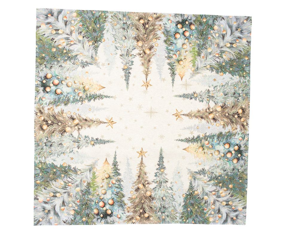 Obrus gobelinowy świąteczny 137x137 cm - Marco Polo - obrazek 4