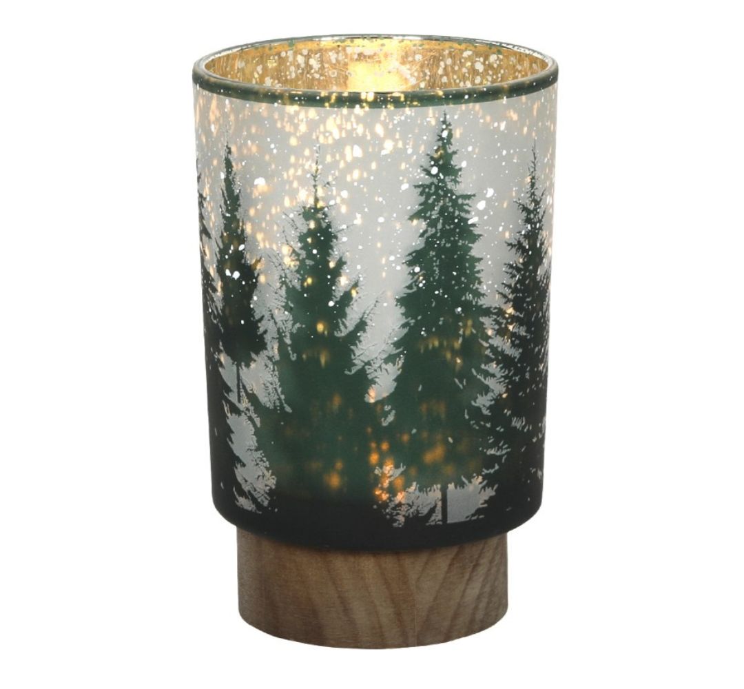 Szklana lampa LED 15 cm MPL - Tree