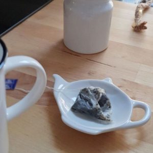 Podstawka na torebkę od herbaty porcelanowa - MPL