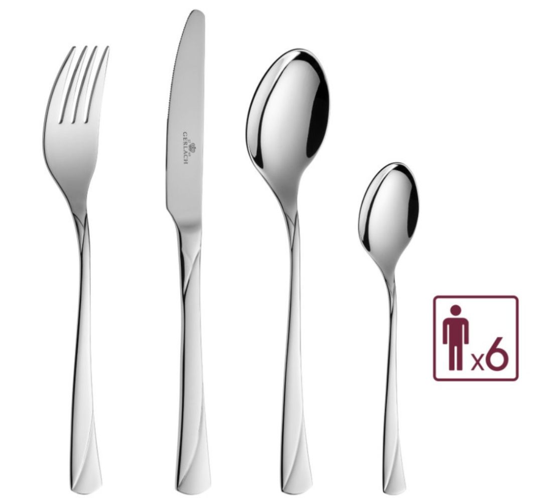 Komplet 24 sztućców na 6 osób (24 el.) Gerlach - Valor