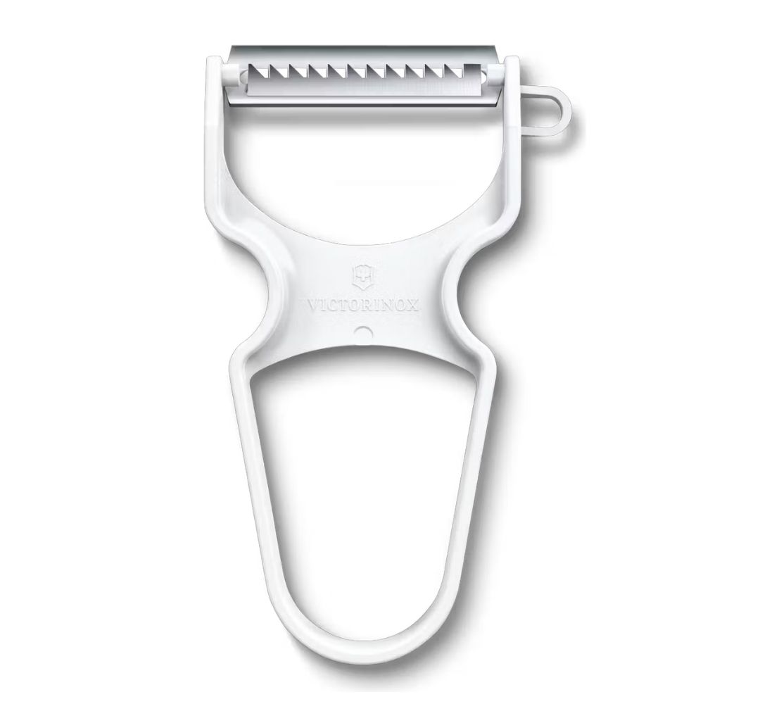 Obieraczka biała pozioma ząbkowana - Victorinox
