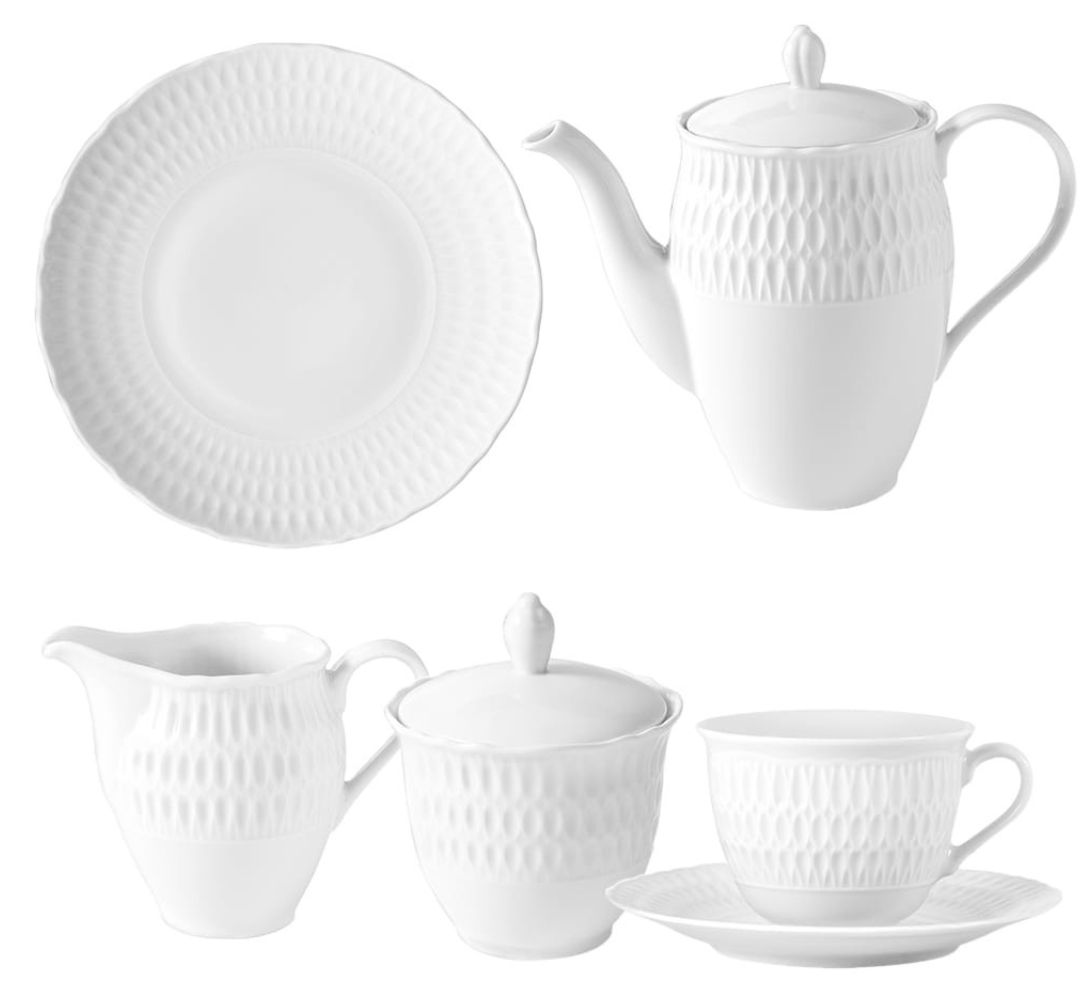 Garnitur do kawy na 6 osób (21 el.) Ćmielów - Sofia