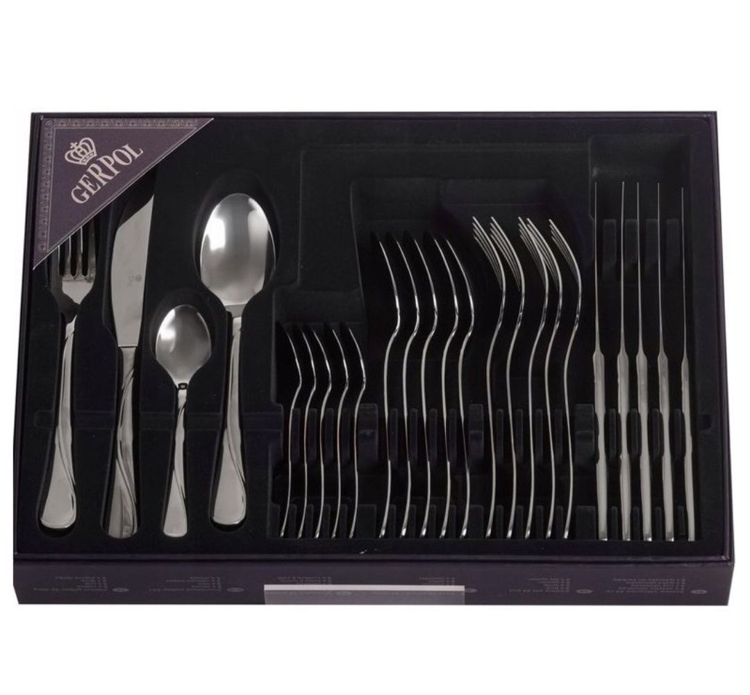 Komplet sztućców na 6 osób (24 el.) Gerpol - Amber - obrazek 3