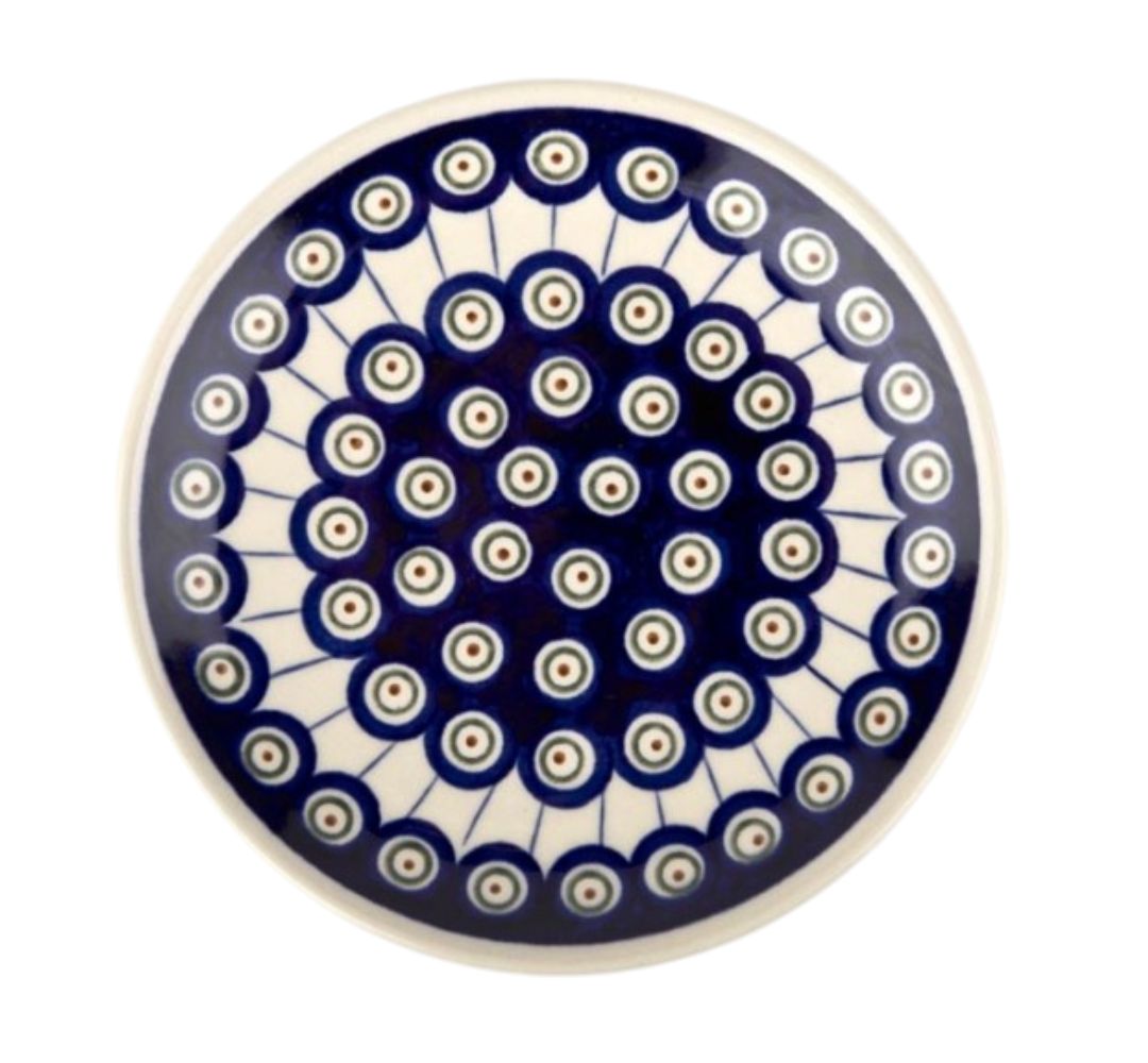 Talerz deserowy 16 cm dek. 8 - Bolesławiec