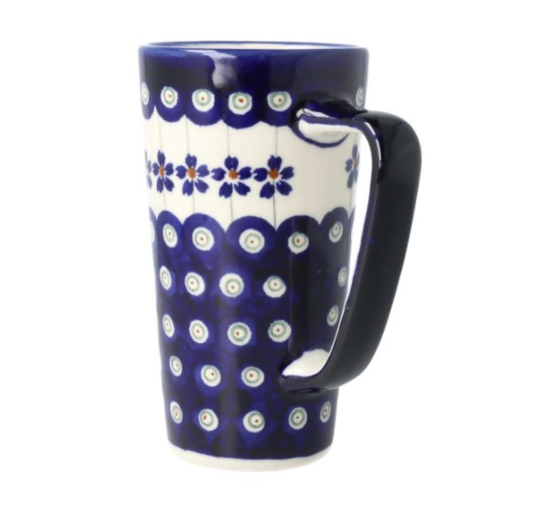 Kubek do latte 300 ml dek. 166a – Bolesławiec - obrazek 4