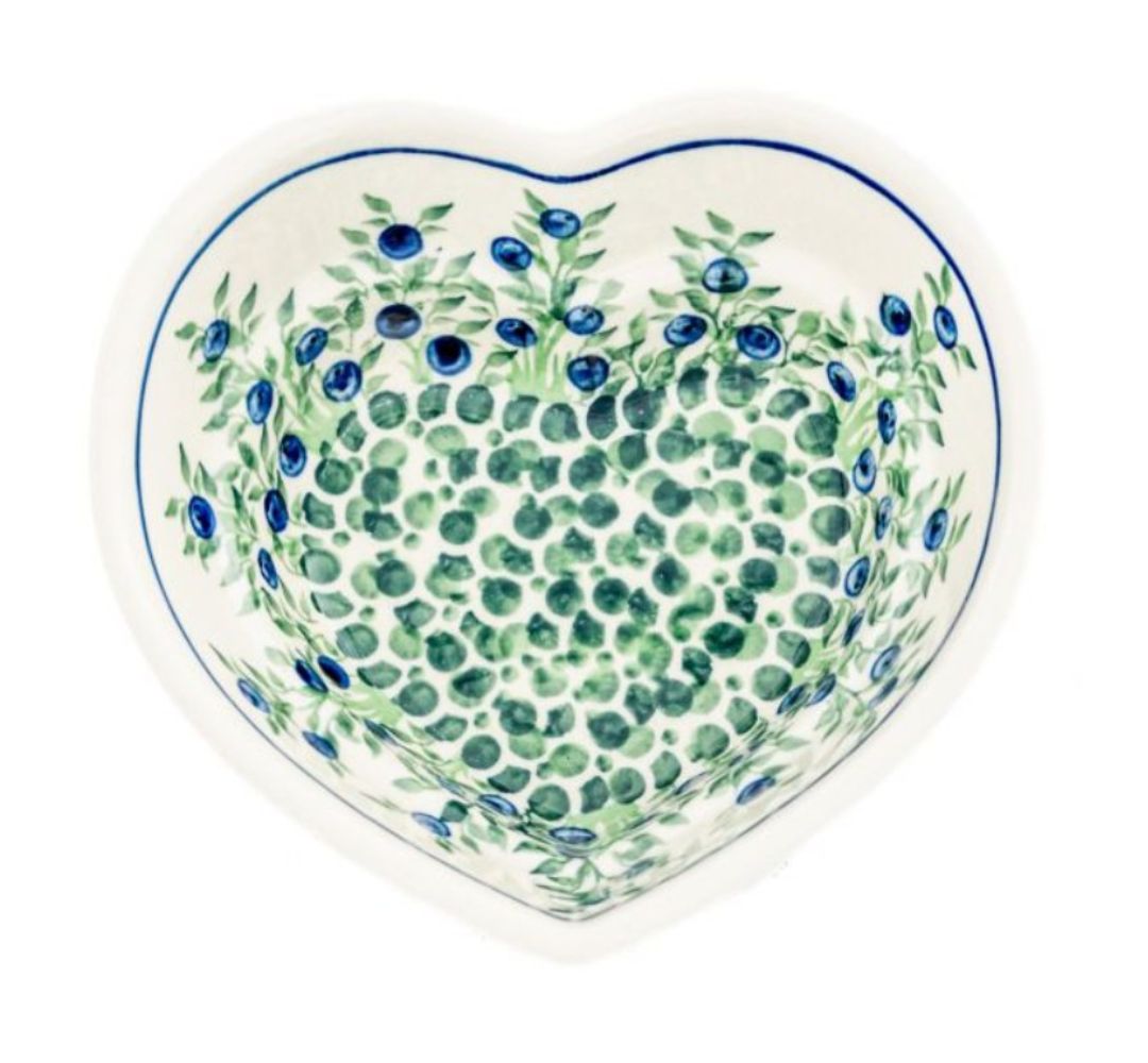 Salaterka w kształcie serca 400 ml dek. 1208 – Bolesławiec