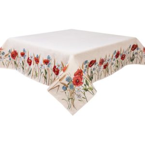 Obrus gobelinowy maki 137x137 cm - Marco Polo