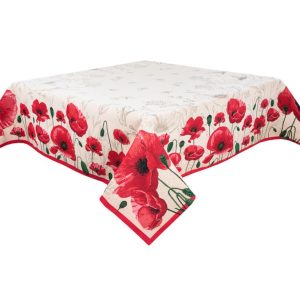 Obrus gobelinowy maki 137x180 cm - Marco Polo
