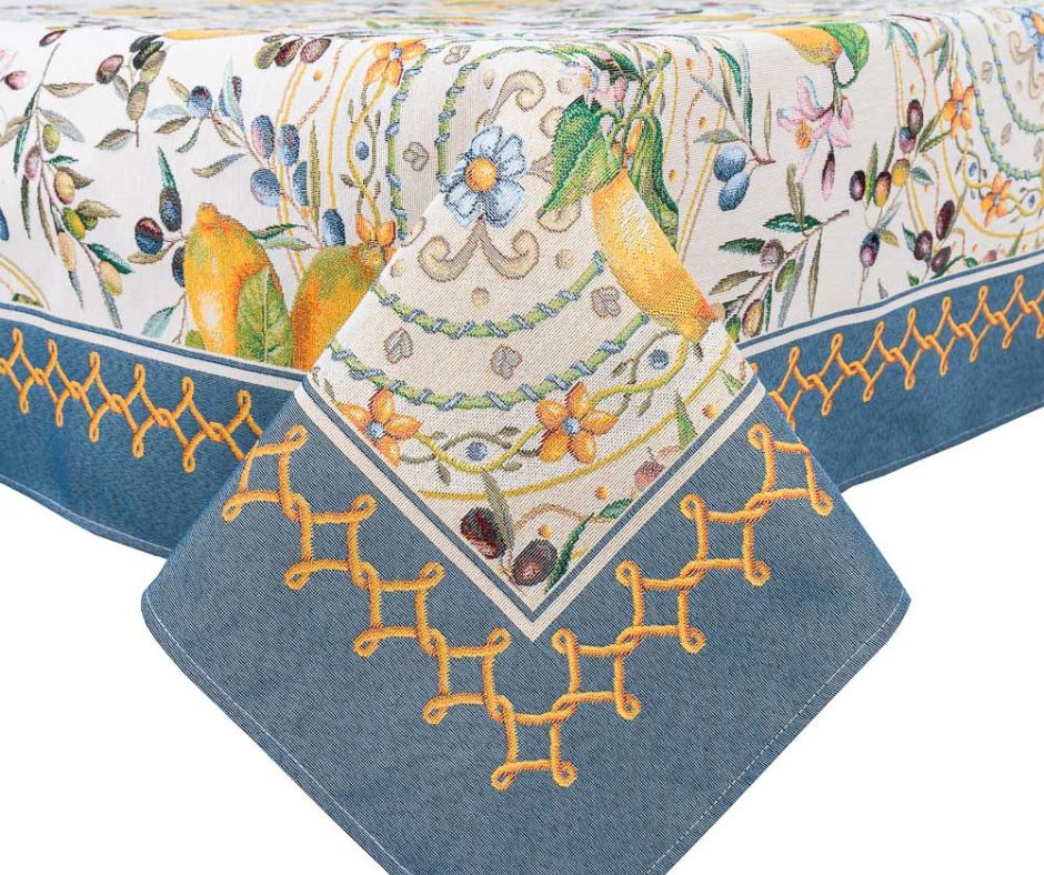 Obrus gobelinowy pomarańcze 97x100 cm - Marco Polo - obrazek 4