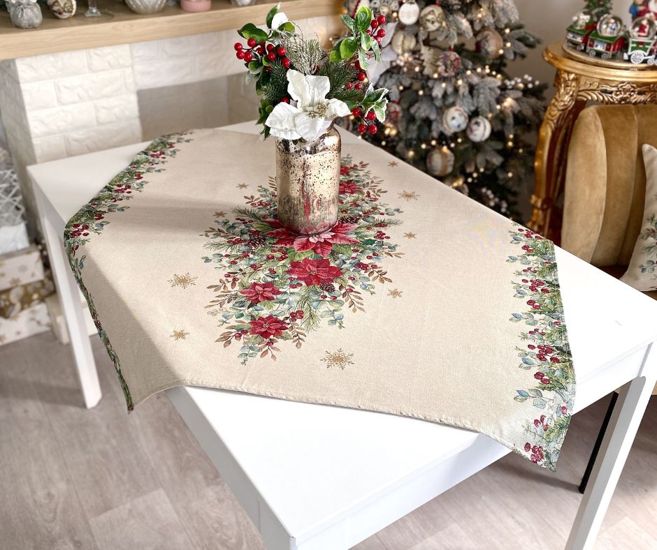 Obrus gobelinowy świąteczny 137x137 cm - Marco Polo