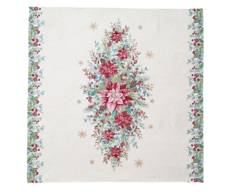 Obrus gobelinowy świąteczny 137x137 cm - Marco Polo - obrazek 2
