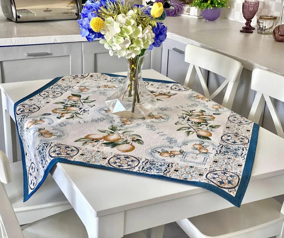 Obrus gobelinowy pomarańcze 100x100 cm - Marco Polo