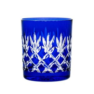 Komplet 6 szklanek do whisky kobalt 280 ml Julia - Ananas