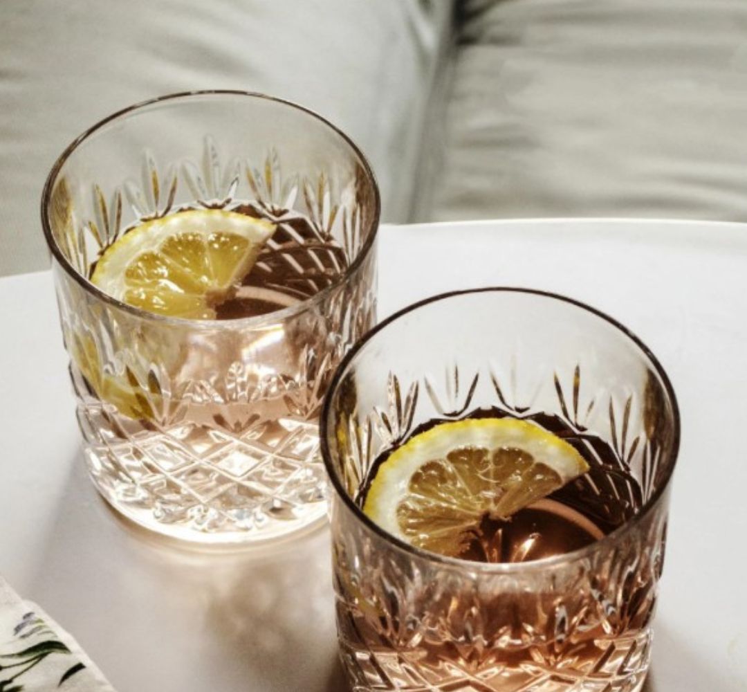 Komplet szklanek do whisky 320 ml Julia - Ananas